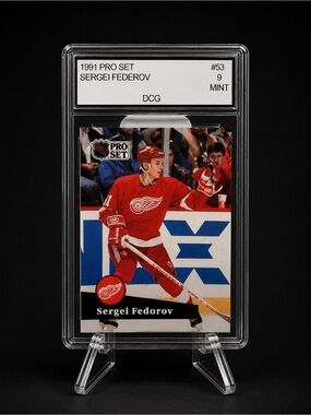 Sergei Fedorov Hockey Trading Card - 1991 Pro Set